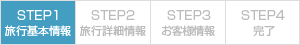 STEP1 旅行基本情報